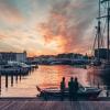 Coucher de soleil de Copenhague